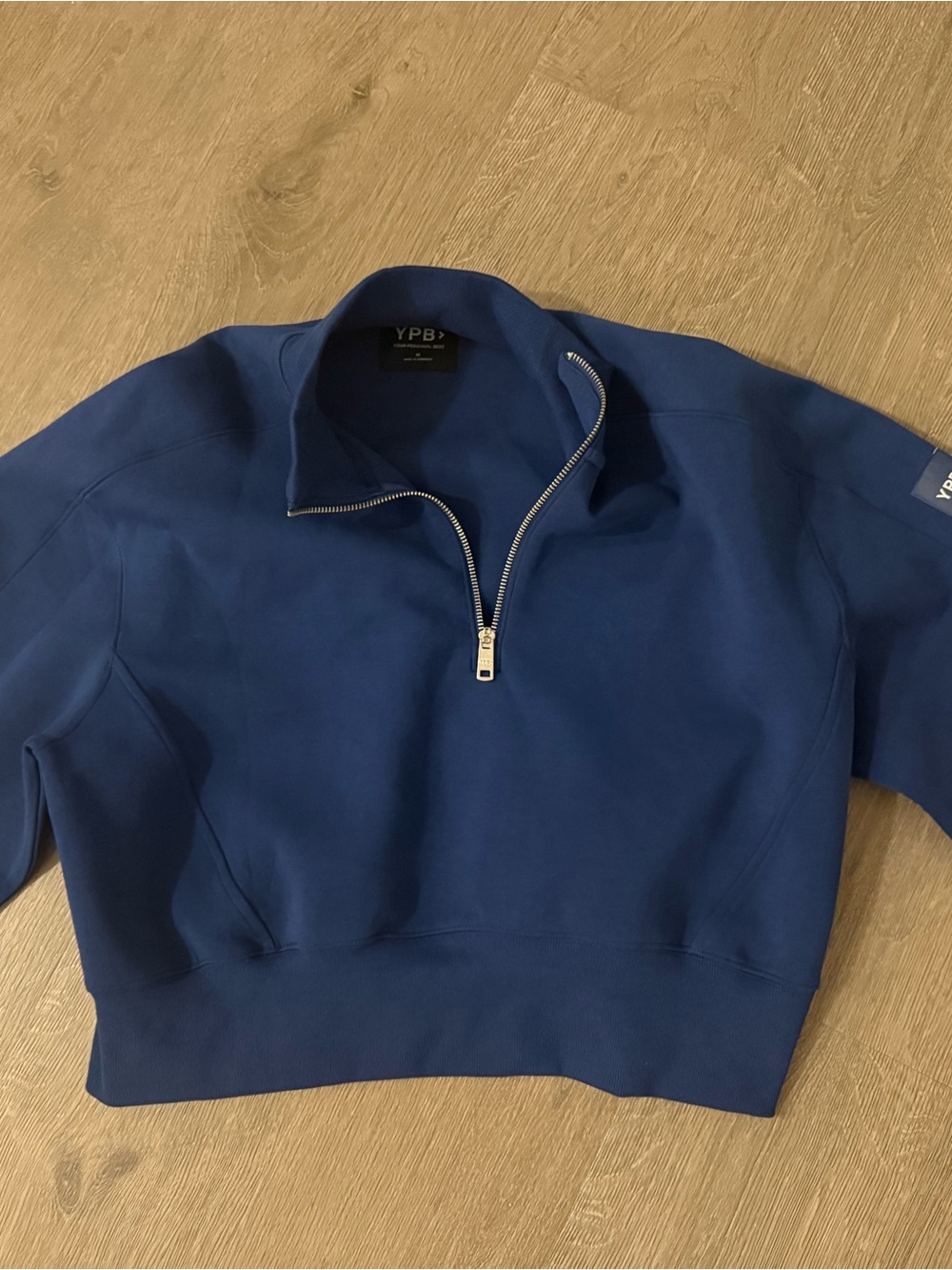 Abercrombie & Fitch Royal Blue Quarter-Zip Pullover